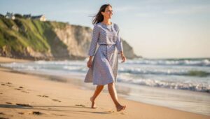 Das Bretagne-Kleid von Tchibo lieben wir im Frühling 2026