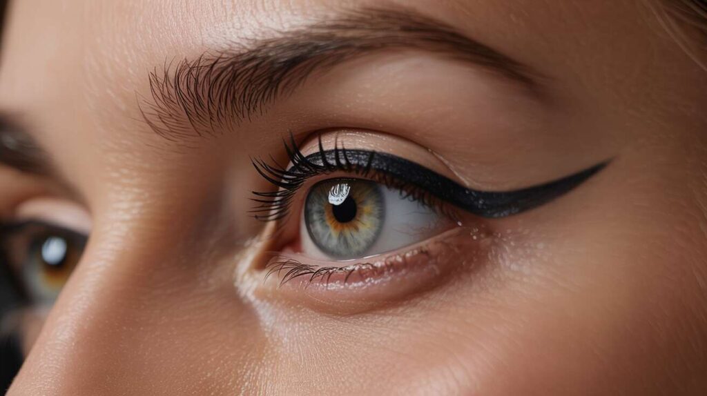 Reverse Eyeliner: Die Make-up-Technik, die Schlupflider optisch anhebt